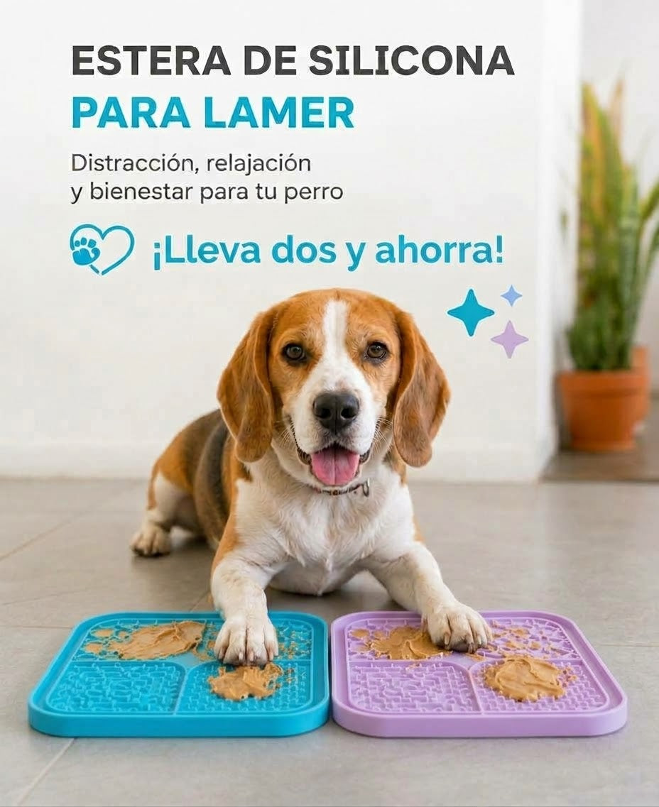 Comedero Lento de Silicona para Perros | Reduce la Ansiedad al Comer